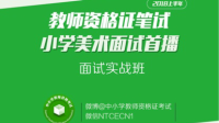 2018上半年教师资格证面试小学美术首播-KilaKila直播